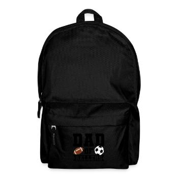 baller fussball baller Geschenk - Rucksack - Schwarz - Vorne