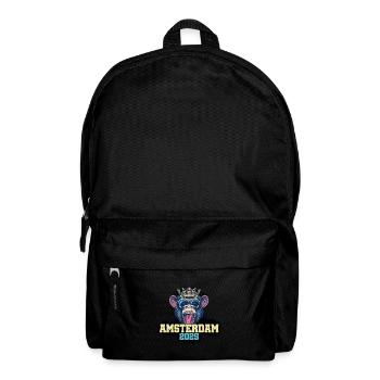 Amsterdam 2025 Affe - Rucksack - Schwarz - Vorne