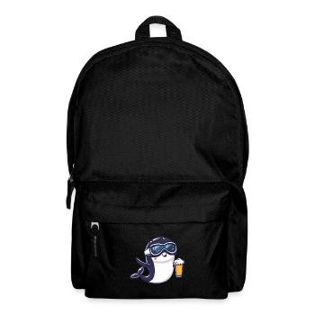 Whale Après Ski Beer Comic - Backpack - black - Front