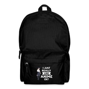 Anime merch Anime Anime Merchandise Geschenk - Rucksack - Schwarz - Vorne