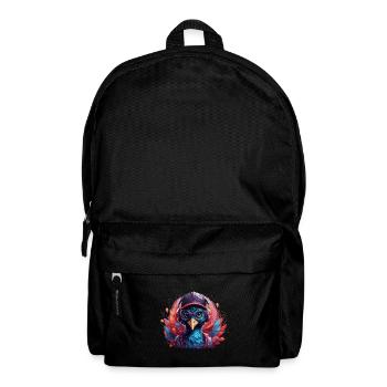 Paon Animal Art I Cool Paon mignon - Sac à dos - noir - Devant