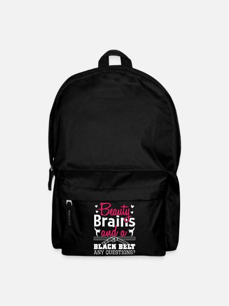 Beauty, Brains And A Black Belt. Any Questions? - Rucksack - Schwarz