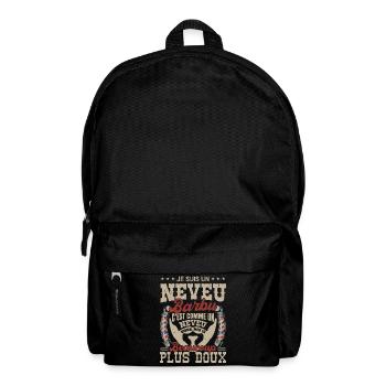Je suis un neveu barbu normal fans barbe - Sac à dos - noir - Devant