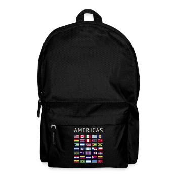 Country flags Americas National Flags America - Backpack - black - Front