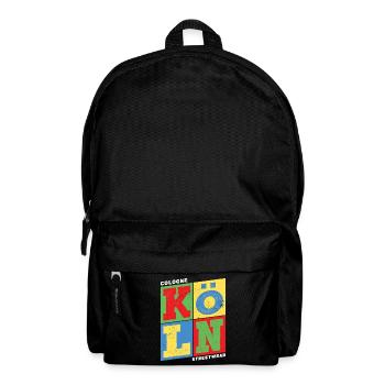 Cologne Cologne Germany City Colorful Skyline Home - Backpack - black - Front