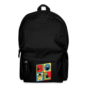 Bowling Bowling Bowling Ball Quilles Joueurs de bowling - Sac à dos - noir - Devant