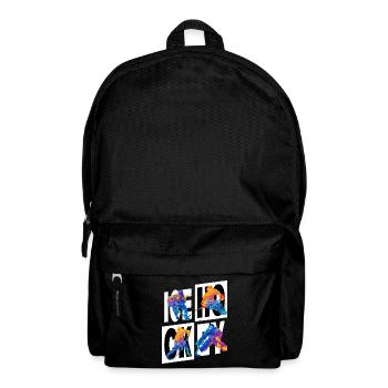 Eishockey Spieler Sport Fan Team Verein Bunt - Rucksack - Schwarz - Vorne