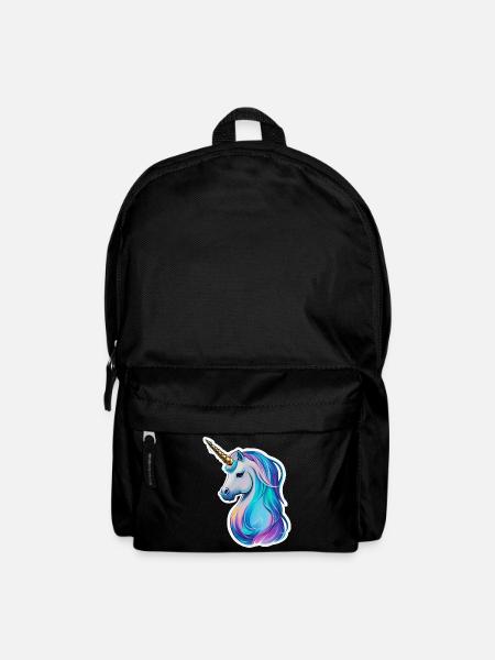 Magical unicorn, an enchanting world for children - Backpack - black