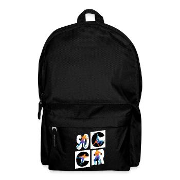 Fußball Fußballer Fußballspieler Sport Fan Verein - Rucksack - Schwarz - Vorne