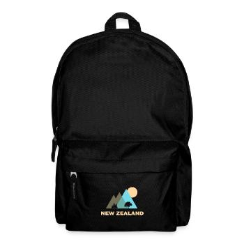 Neuseeland berge Geschenk - Rucksack - Schwarz - Vorne