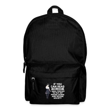 Anime merch Anime Anime Merchandise Geschenk - Rucksack - Schwarz - Vorne