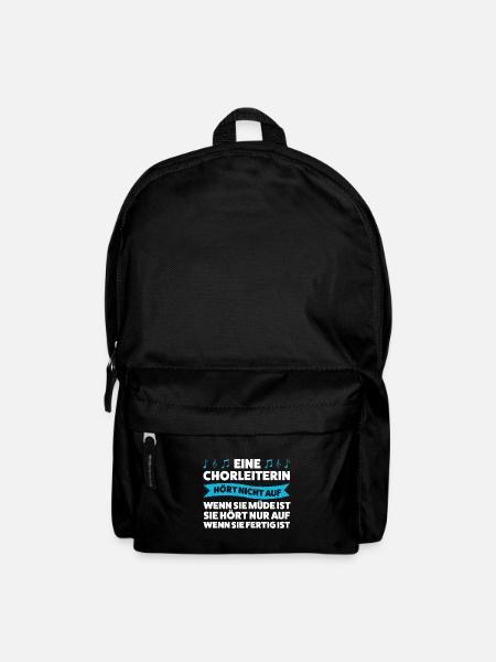 Chorleiterin Beruf Dirigentin Geschenk - Rucksack - Schwarz