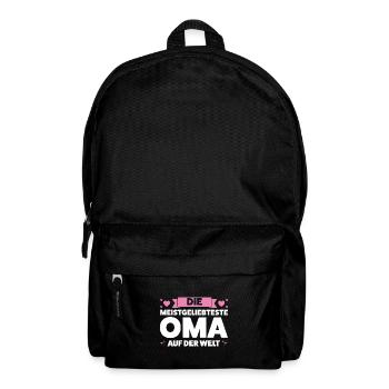 Oma Großmutter Großmütter Geschenk - Rucksack - Schwarz - Vorne