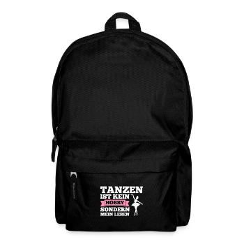 Ballerina Mädchen Balletttanz Geschenk - Rucksack - Schwarz - Vorne