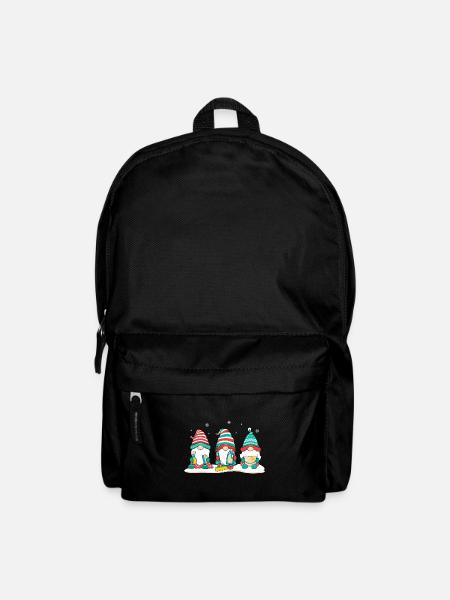 Weihnachten Weihnachtsmann Geschenke - Rucksack - Schwarz