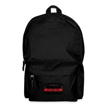 Stiefpapa Stieftochter Stiefvater Geschenk - Rucksack - Schwarz - Vorne