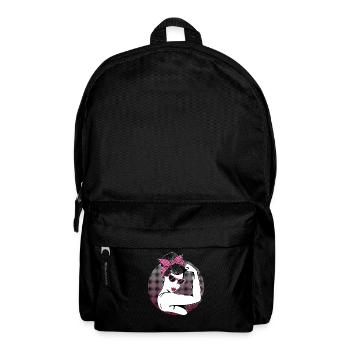 Retro Rockabilly Girl - Rucksack - Schwarz - Vorne