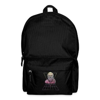 Sokrates Philosoph Student Geschenk - Rucksack - Schwarz - Vorne