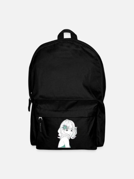 Manga Girl Anime - Rucksack - Schwarz