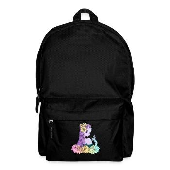 Manga Girl Anime Fille Papillon - Sac à dos - noir - Devant