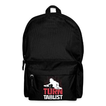 Turntablist Dj Mix Vinyl Scratch Musik - Rucksack - Schwarz - Vorne
