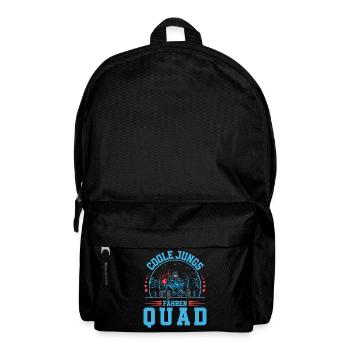 Quad ATV Offroad Quadfahrer - Rucksack - Schwarz - Vorne