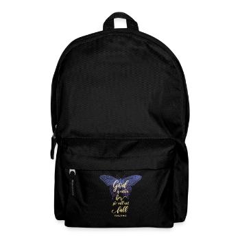 Bible verse Christian motif - Backpack - black - Front