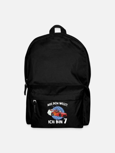 Geschenk 7 Jahre Geburtstagskind - Rucksack - Schwarz