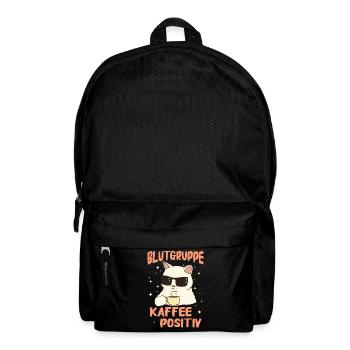 Kaffee Coffee Kaffeetrinker Kaffeeliebhaber - Rucksack - Schwarz - Vorne