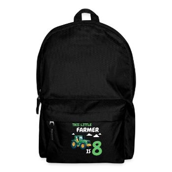 Cadeau 8 ans anniversaire garçon ou fille - Sac à dos - noir - Devant