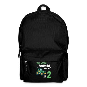 Cadeau 2 ans anniversaire garçon ou fille - Sac à dos - noir - Devant