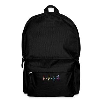 Orca Killerwal Ozean Tier Wale - Rucksack - Schwarz - Vorne