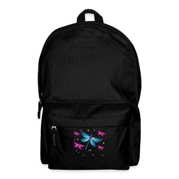 Dragonfly Dragonflies Insects Nature - Backpack - black - Front