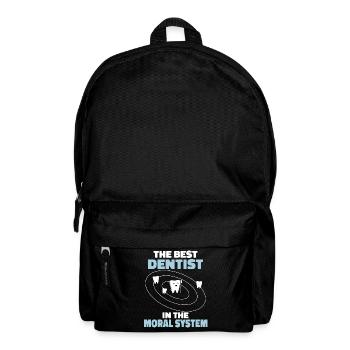 Zahnarzt Zahnarzthelferin Zähne - Rucksack - Schwarz - Vorne