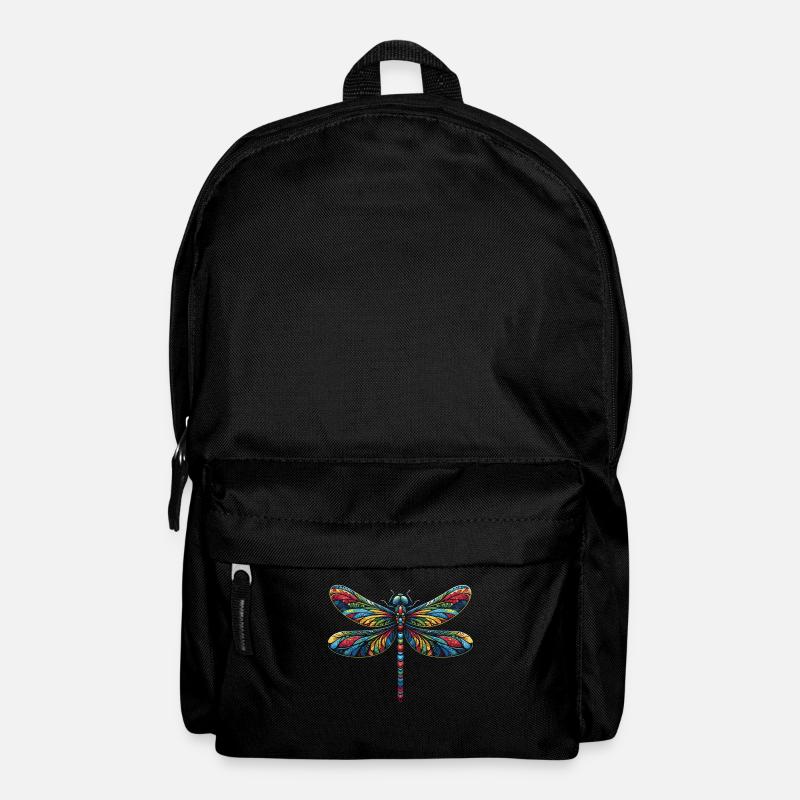 Libelle Libellen Insekten Natur - Rucksack - Schwarz