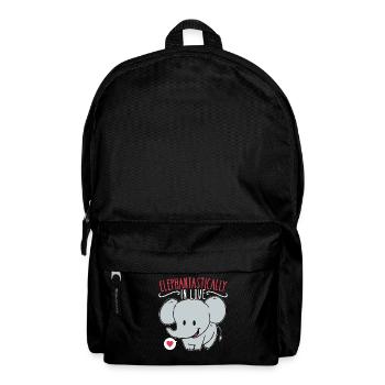 14. Februar Valentinstags-Geschenk Süsser Elefant - Rucksack - Schwarz - Vorne