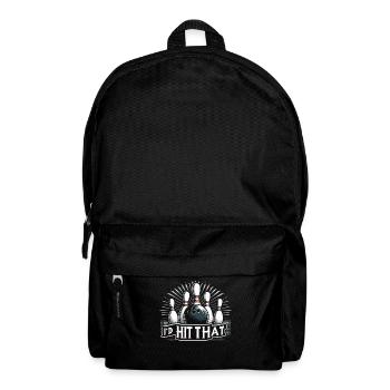 Bowling Bowler Pin Ball Bowling Ball - Sac à dos - noir - Devant