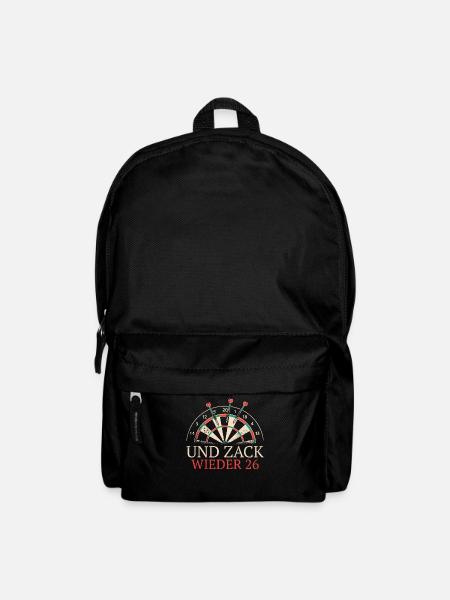 Dart Darts Dartspieler Dartsport - Rucksack - Schwarz