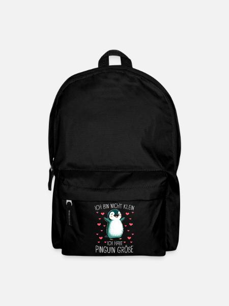 Pinguin Zwergpinguine Kaiserpinguin - Rucksack - Schwarz