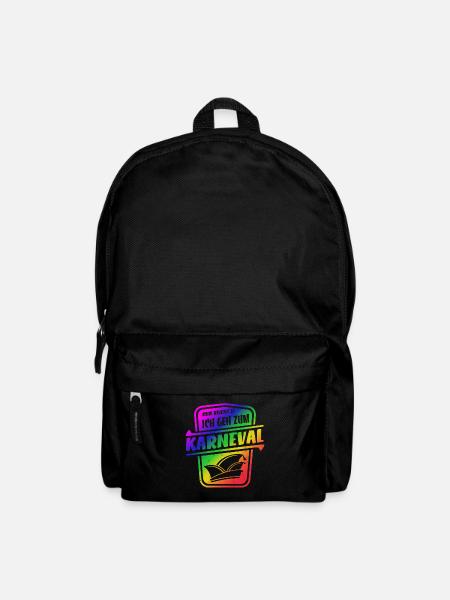 Mir reicht's ich geh zum Karneval - Fasching - Rucksack - Schwarz
