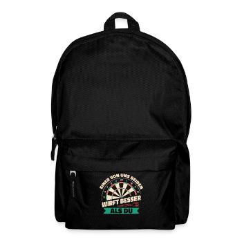 Dart Darts Dart Player Dart Sport - Backpack - black - Front