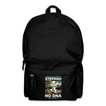 Vatertag, Stiefvater, Vaterschaft, Bester Vater - Rucksack - Schwarz - Vorne