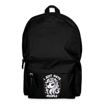 Unicorn Unicorns Fairy Tale Magical - Backpack - black - Front