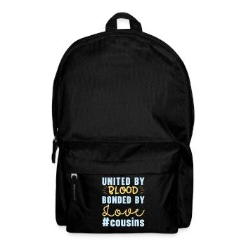 Cousin crew, best cousin ever, - Backpack - black - Front