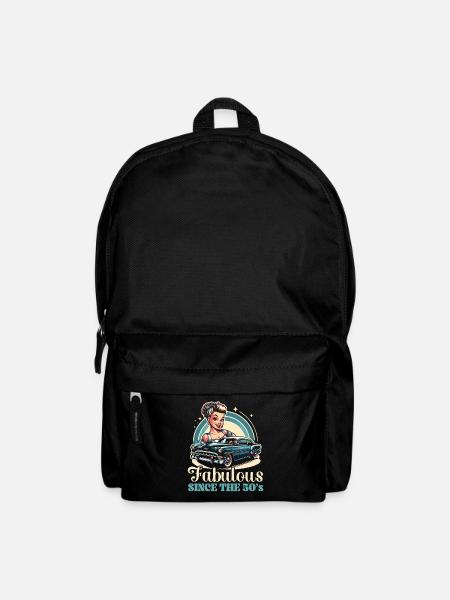 Aus Den 50ern Musik 50er 1950 Party Fifties 50er - Rucksack - Schwarz