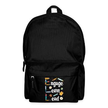 Ell Enseignant Enseignant Anglais Apprenant - Sac à dos - noir - Devant