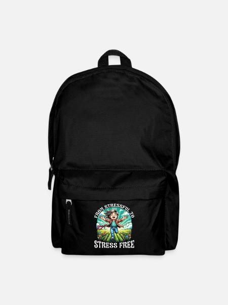 Stress Disorder, Mental Health, - Backpack - black