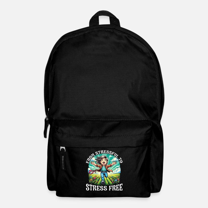 Stress Disorder, Mental Health, - Backpack - black