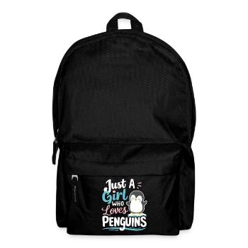 Pinguin Pinguine Tier - Rucksack - Schwarz - Vorne