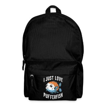 Kugelfisch Kugelfische Fisch Ozean Tier - Rucksack - Schwarz - Vorne